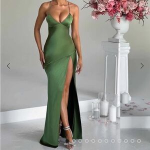 Baby boo isobel maxi dress in emerald